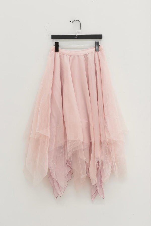 marc le bihan irregular skirt 2592 ROSE POUDRE